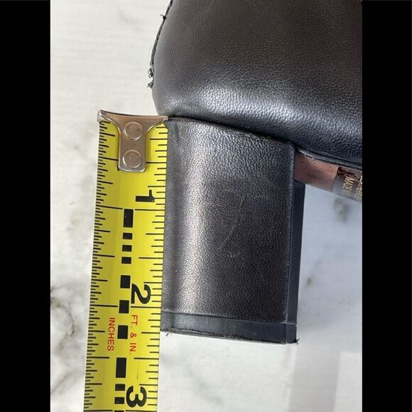 AGL Black Leather Cap Toe Booties 36 - Picture 11 of 11